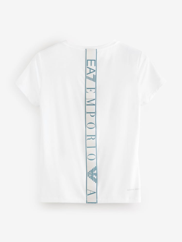 EA7 Natural Ventus7 Slim Fit T-Shirt - Image 2 of 2