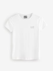 EA7 Natural Ventus7 Slim Fit T-Shirt - Imaginea 5 din 6