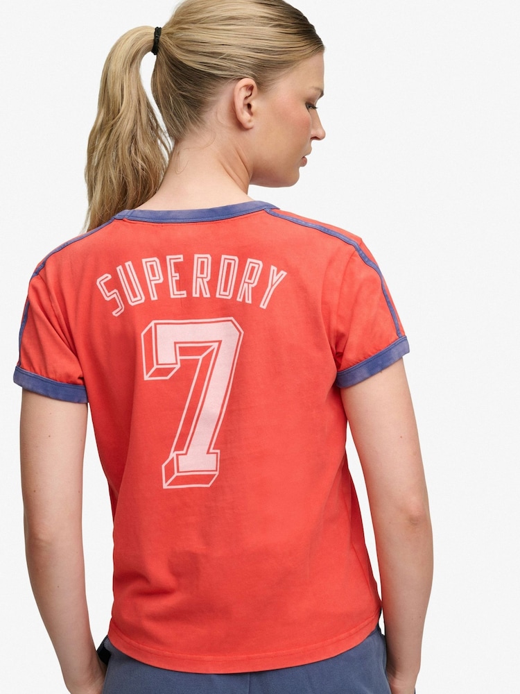Superdry Red T-Shirt - Image 5 of 5