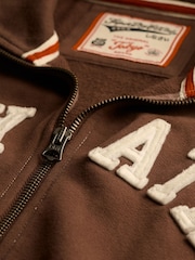 Superdry Brown Sweat Top - Image 6 of 7