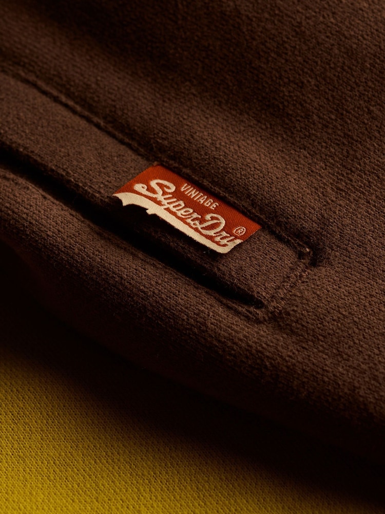 Superdry Brown Sweat Top - Image 7 of 7
