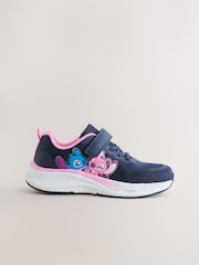 Navy/Pink Lilo & Stitch - Zapatillas deportivas con cordones elásticos - Imagen 2 de 6