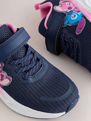 Navy/Pink Lilo & Stitch - Zapatillas deportivas con cordones elásticos - Imagen 5 de 6