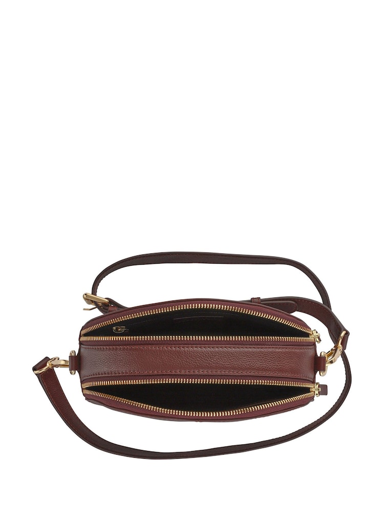 Jones Bootmaker Red Wendell Cross-Body Bag - Image 5 of 5 Jones Bootmaker Red Wendell Cross-Body Bag - Image 5 of 5