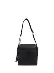 Jones Bootmaker Black Vincent Leather Shoulder Bag - Image 2 of 2