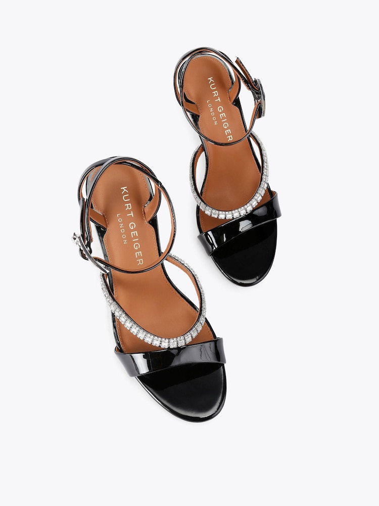Kurt Geiger London Crystal Strap 90 Sandals - Image 2 of 4 Kurt Geiger London Crystal Strap 90 Sandals - Image 2 of 4