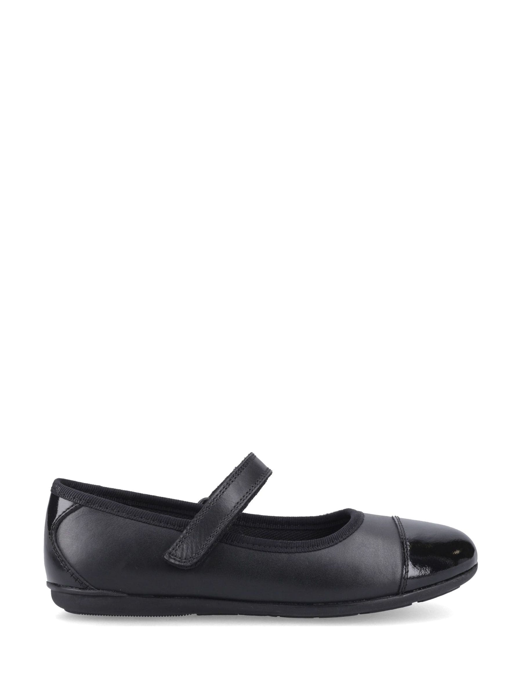 Hush Puppies Women's Black Lottie Junior Ballerina Shoes
