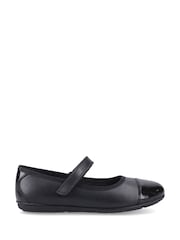 Hush Puppies Black Lottie Junior Ballerina Shoes - Image 1 of 5