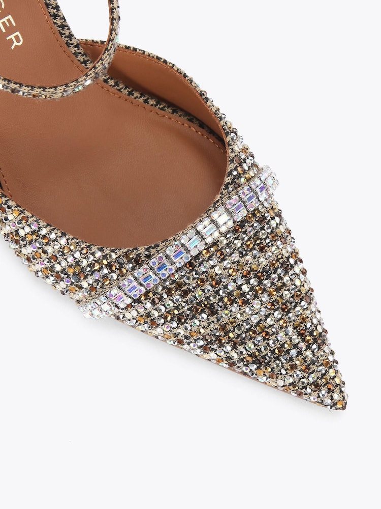 Kurt Geiger London Strass Point Mule Black Sandals - Image 4 of 4 Kurt Geiger London Strass Point Mule Black Sandals - Image 4 of 4