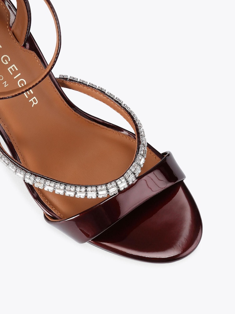 Kurt Geiger London Crystal Strap 90 Sandals - Image 4 of 4 Kurt Geiger London Crystal Strap 90 Sandals - Image 4 of 4