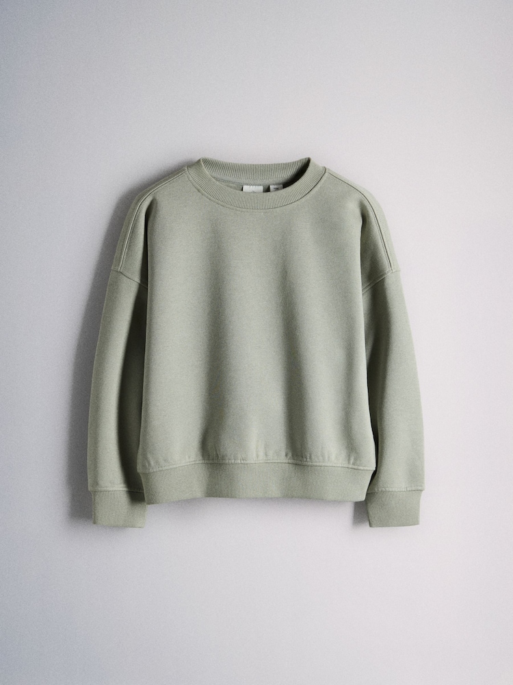 The Set Long Sleeve Jersey Crew and Shorts Set Green - Image 2 of 5