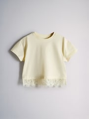 The Set 3 Pack Lace T-Shirt Blue/Yellow/Brown - Image 3 of 6