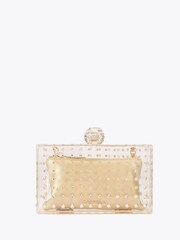 Carvela Gold Cristallo Clutch Bag - Image 1 of 4