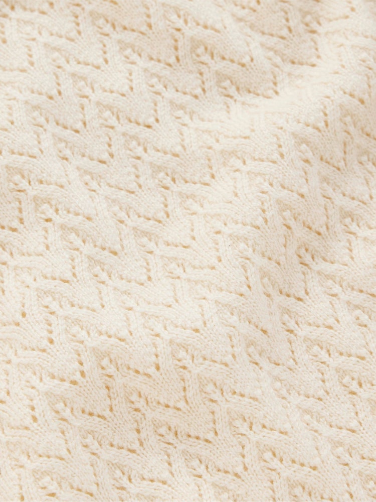 Boden Cream Diane Pointelle Jumper - Image 6 of 6 Boden Cream Diane Pointelle Jumper - Image 6 of 6