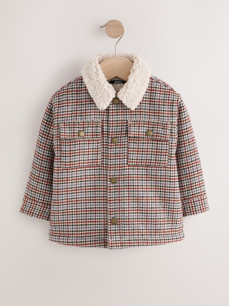 Heritage Check Borg Lined Shacket (3mths-7yrs) - Image 1 of 6