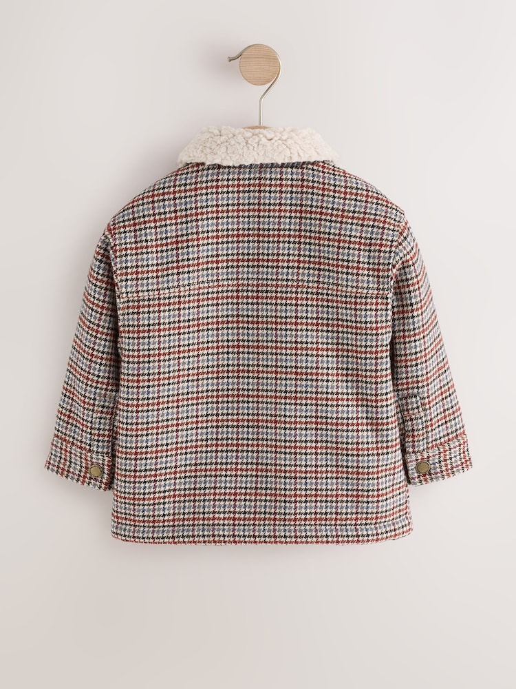 Heritage Check Borg Lined Shacket (3mths-7yrs) - Image 2 of 6