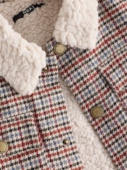Heritage Check Borg Lined Shacket (3mths-7yrs) - Image 3 of 6