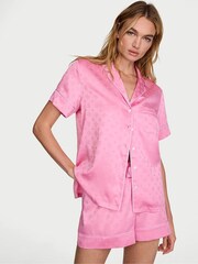 Victoria's Secret Pink Sugar Satin Short Pyjamas Set - Image 1 of 2
