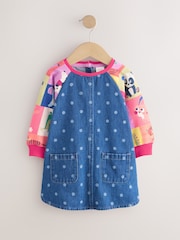 Animal Charcater Raglan Denim Dress (3mths-8yrs) - Image 5 of 9