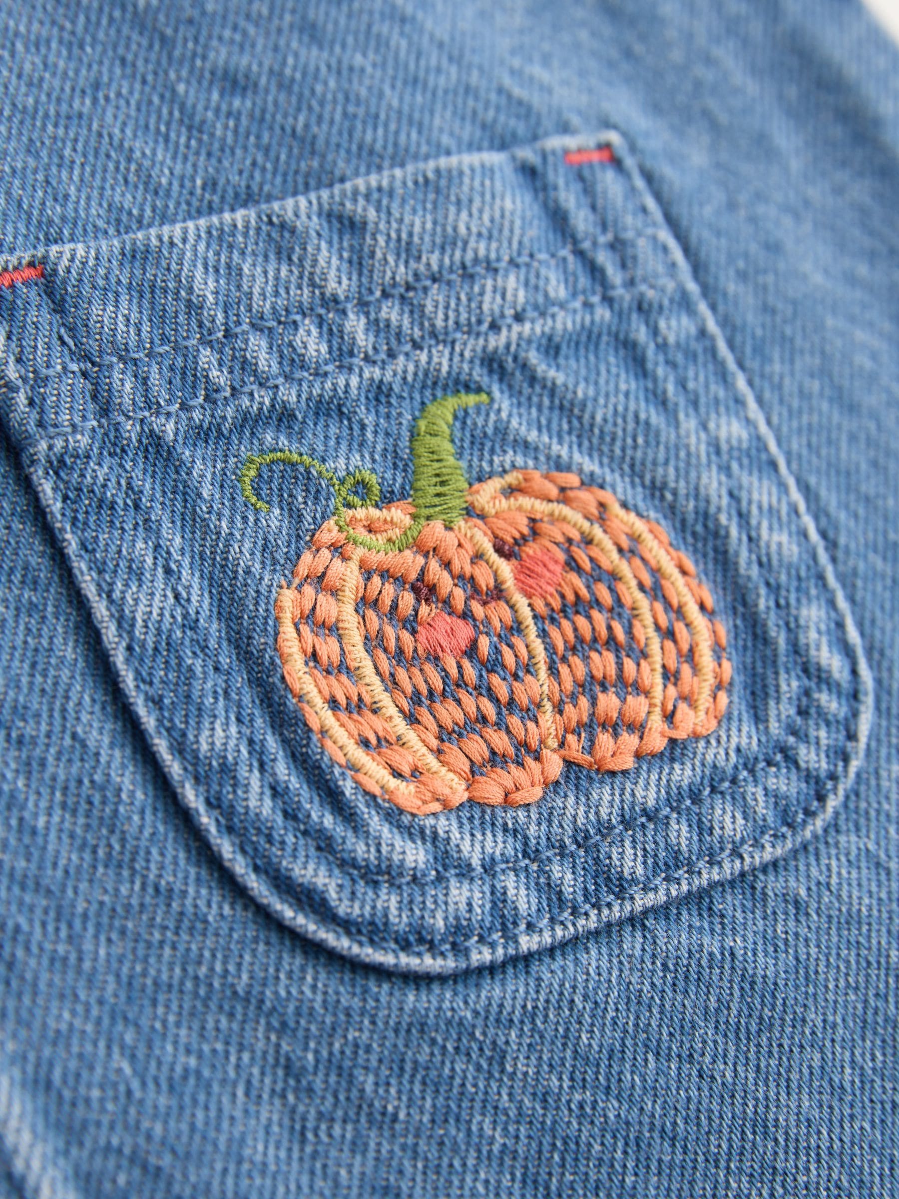 Buy Pumpkin Print Raglan Denim Dress (3mths-8yrs) from Next USA