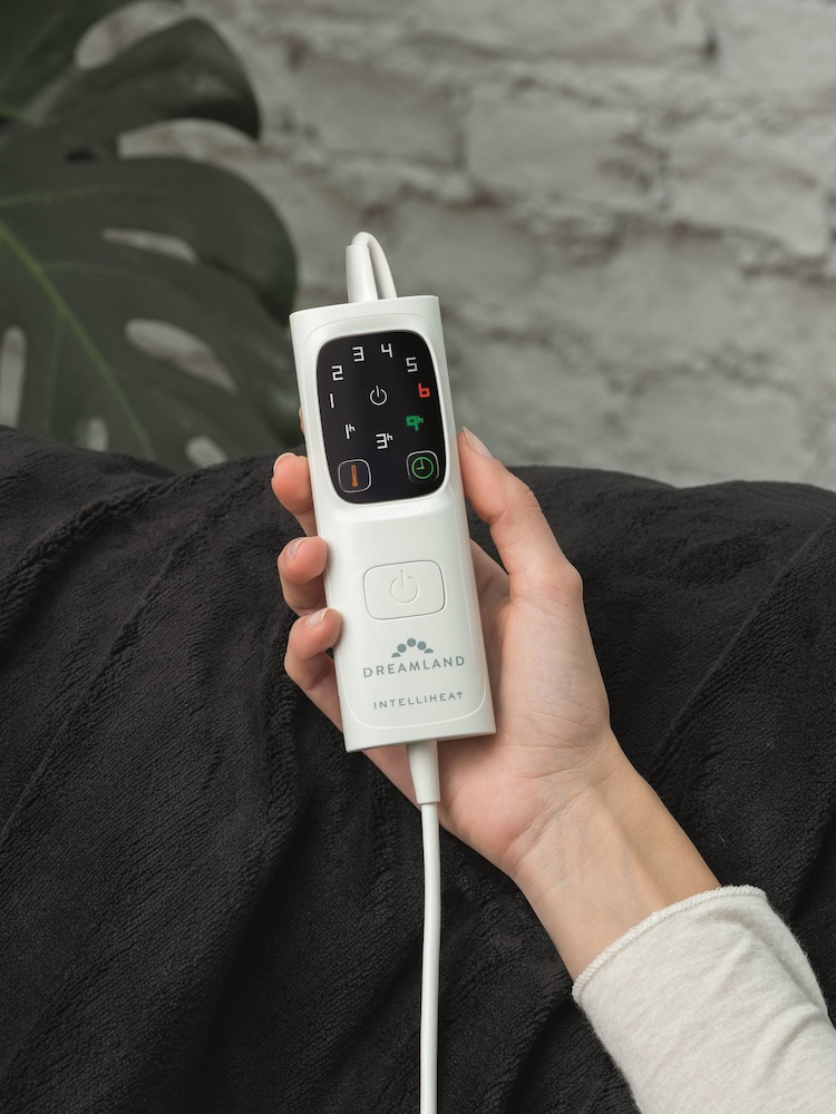 Dreamland Black Snuggle Up Electric Blanket Warming Throw - Image 2 of 2