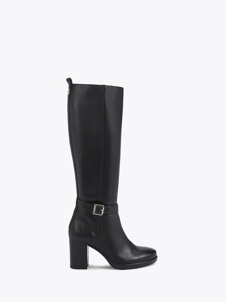 Carvela Coal Black Silver 2 Ankle Wide Fit Boots - Image 1 of 5 Carvela Coal Black Silver 2 Ankle Wide Fit Boots - Image 1 of 5