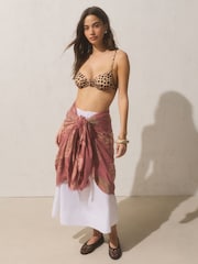 وردي - Leaf Jacquard Lightweight Scarf - Image 2 of 3