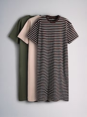 The Set 3 Pack Maxi T-Shirts Dresses - 画像 1 / 6
