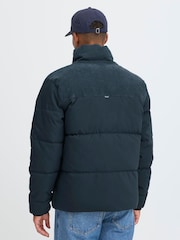 Blend Blue Navy Corduroy Hybrid Puffer Coat - Image 2 of 8