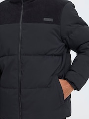 Blend Black Corduroy Hybrid Puffer Coat - Image 5 of 8