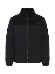 Blend Black Corduroy Hybrid Puffer Coat - Image 6 of 8