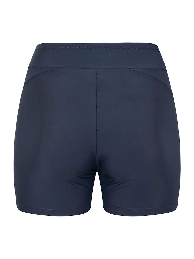 Yours Curve Blue Swim Shorts - Image 6 of 6 Yours Curve Blue Swim Shorts - Image 6 of 6