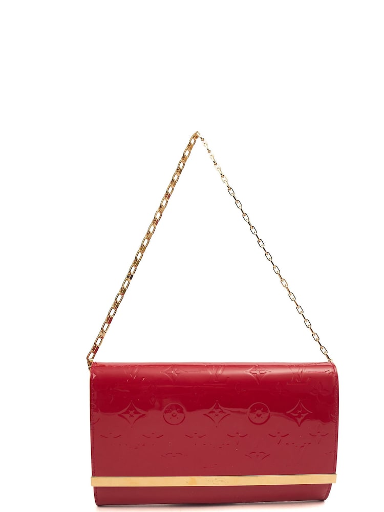 Louis Red Vuitton Pochette Ana Shoulder Bag - Image 1 of 6 Louis Red Vuitton Pochette Ana Shoulder Bag - Image 1 of 6