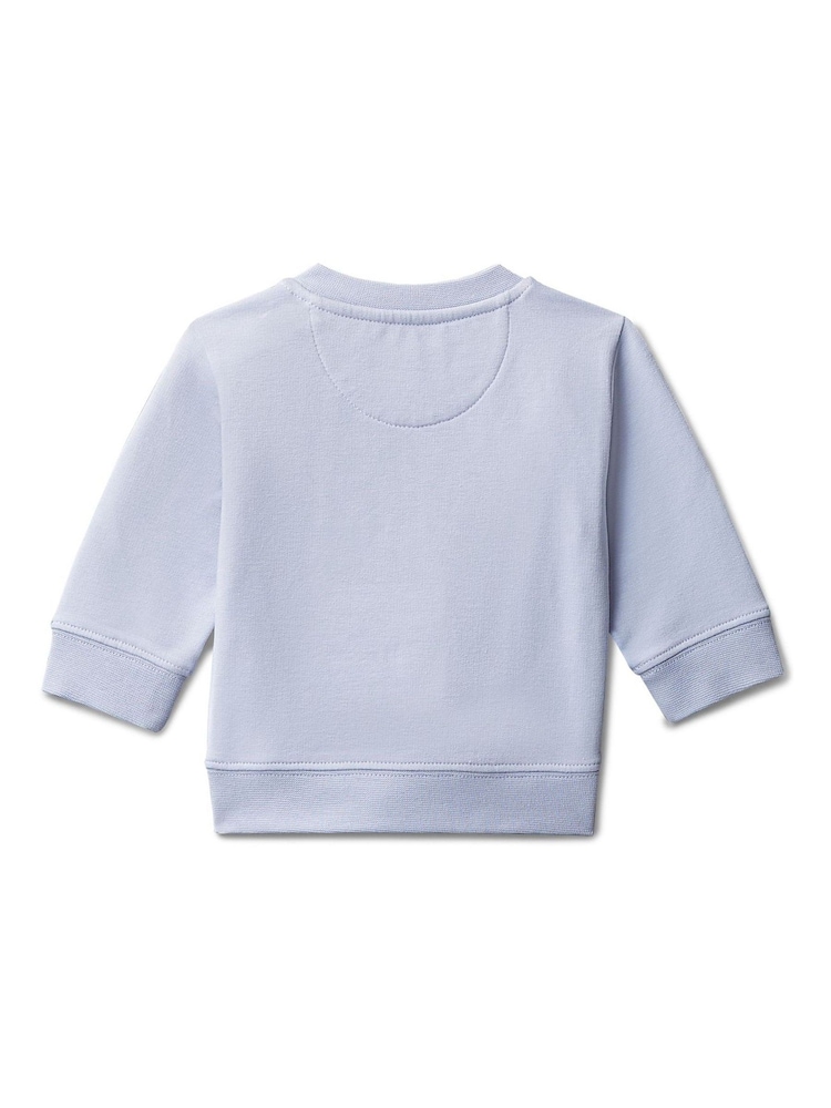 Calvin Klein Jeans Purple Logo Sweatshirt - Image 2 of 2 Calvin Klein Jeans Purple Logo Sweatshirt - Image 2 of 2