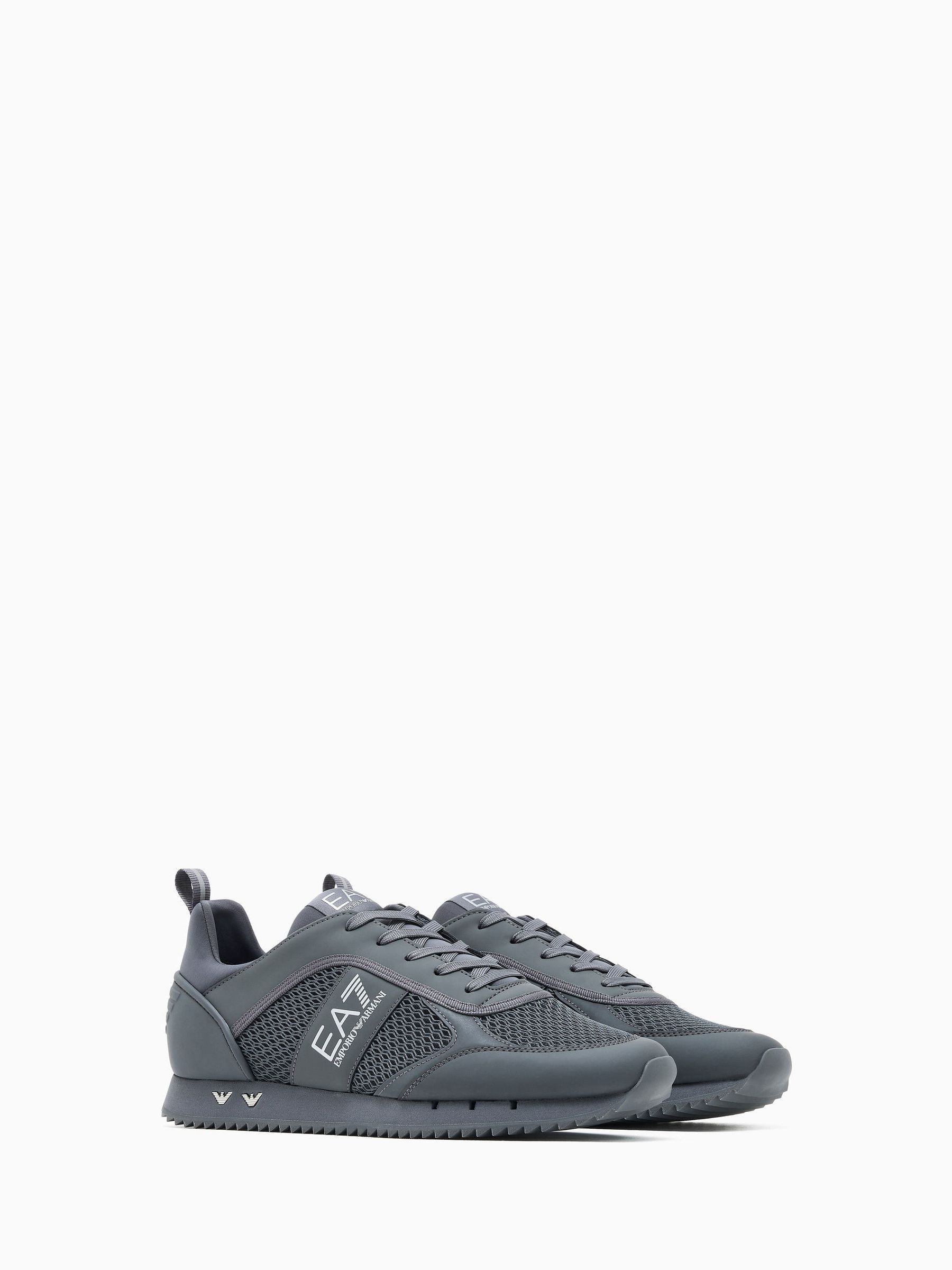 Buy EA7 Grey Logo Trainers from the Next UK online shop