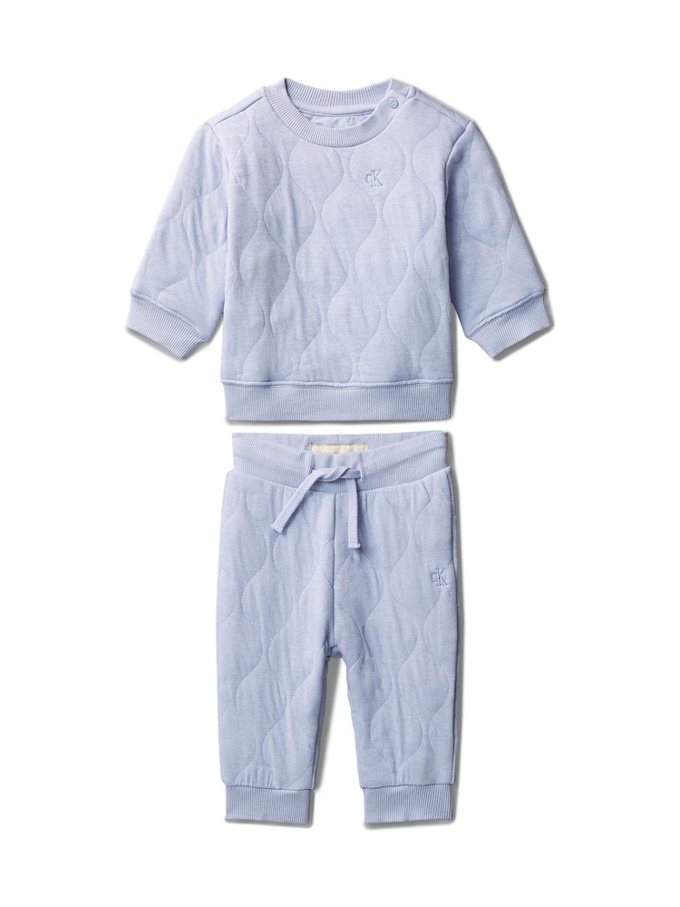 Calvin Klein Jeans Purple Quilted Tracksuit - Imagen 1 de 2