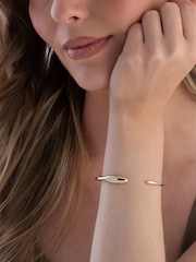Beaverbrooks Gold 9ct Gold Torque Bangle - Image 3 of 4