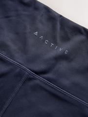 Navy Active Power Sports Leggings - Image 11 of 11