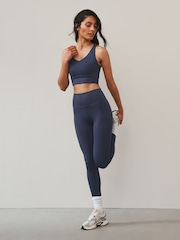 Navy Active Power Sports Leggings - Image 4 of 11