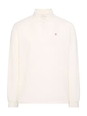 Calvin Klein White Long Sleeve Casual Pique Polo Shirt - Image 6 of 6