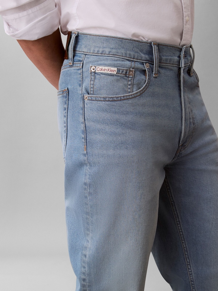 Calvin Klein Blue 90s Taper Ashland Jeans - Image 5 of 5 Calvin Klein Blue 90s Taper Ashland Jeans - Image 5 of 5