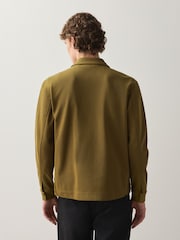 Green N. Premium Jersey Zip Through Shacket - Image 3 of 6