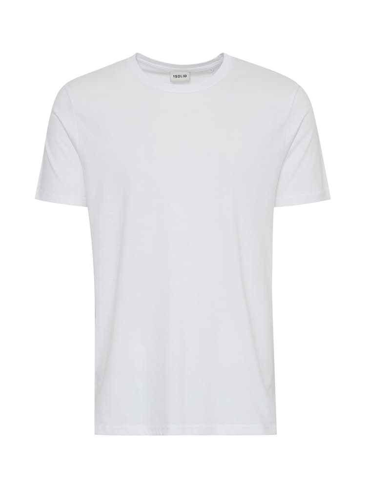 !Solid White Classic Regular Fit T-Shirt - Image 5 of 5