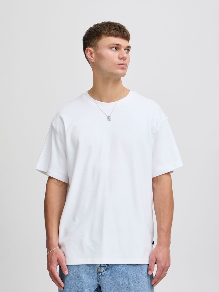 !Solid White Box Fit T-Shirt - Image 1 of 5 !Solid White Box Fit T-Shirt - Image 1 of 5