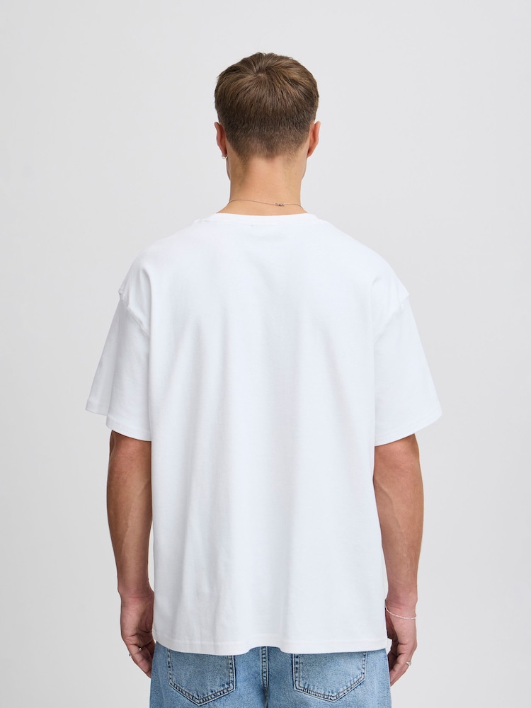 !Solid White Box Fit T-Shirt - Image 2 of 5 !Solid White Box Fit T-Shirt - Image 2 of 5