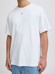 !Solid White Box Fit T-Shirt - Image 4 of 5