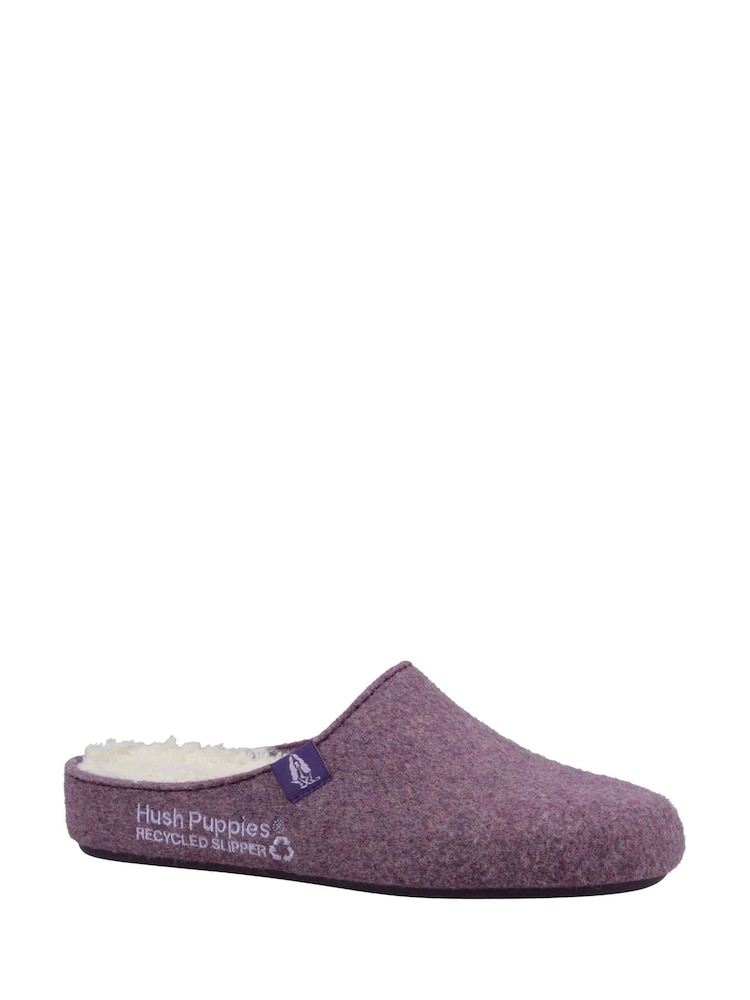 Hush Puppies Purple The Good Slippers - Image 2 of 4 Hush Puppies Purple The Good Slippers - Image 2 of 4