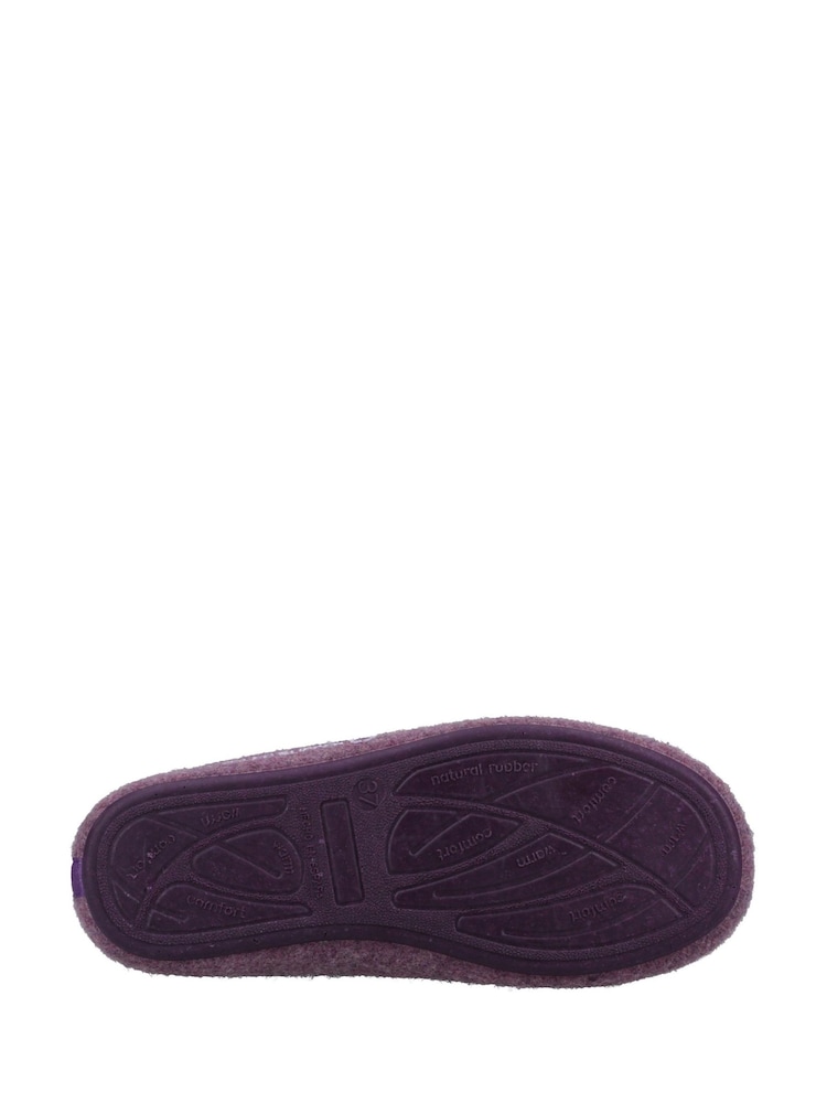 Hush Puppies Purple The Good Slippers - Image 4 of 4 Hush Puppies Purple The Good Slippers - Image 4 of 4