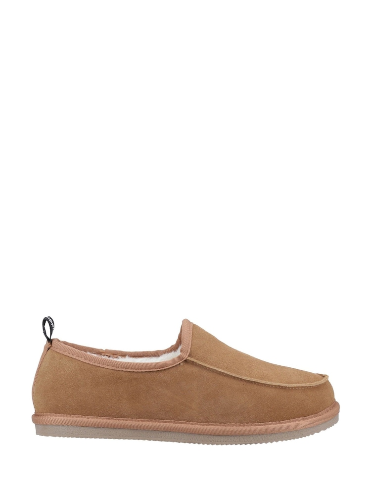 Hush Puppies Brown Charles Slippers - Image 1 of 5 Hush Puppies Brown Charles Slippers - Image 1 of 5