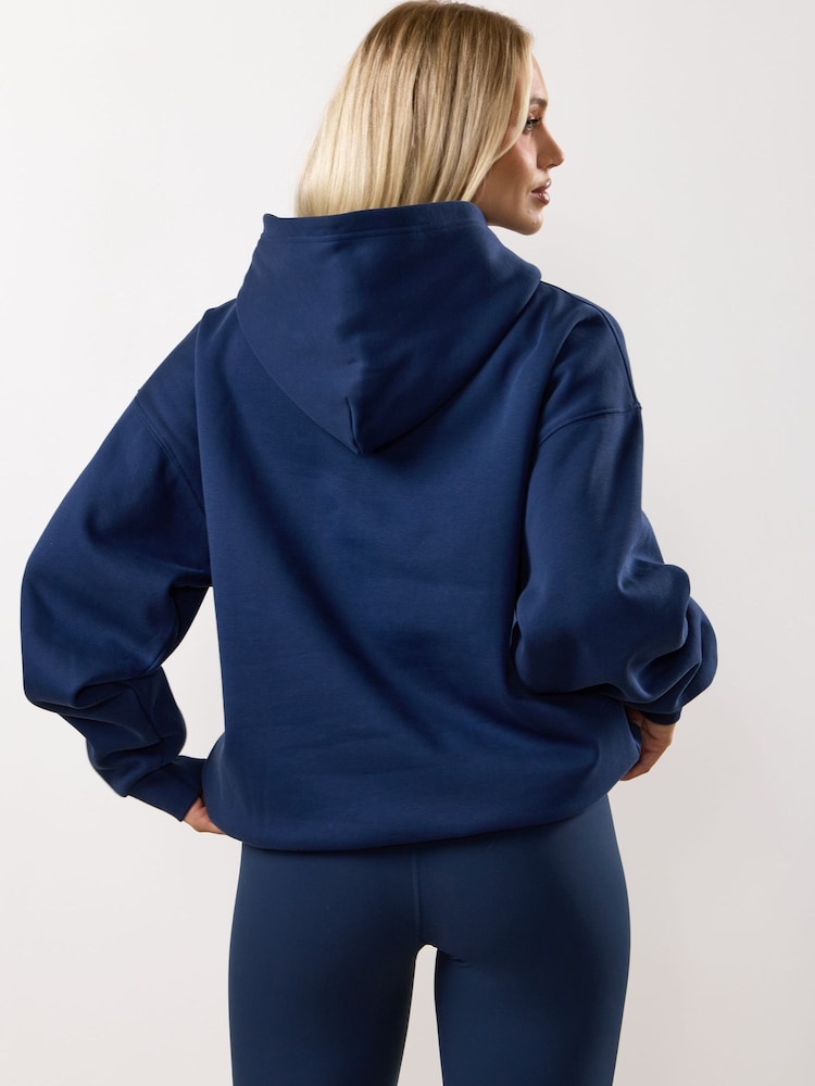 Gym King Blue 365 Relaxed Fit Hoodie - Image 2 of 4 Gym King Blue 365 Relaxed Fit Hoodie - Image 2 of 4